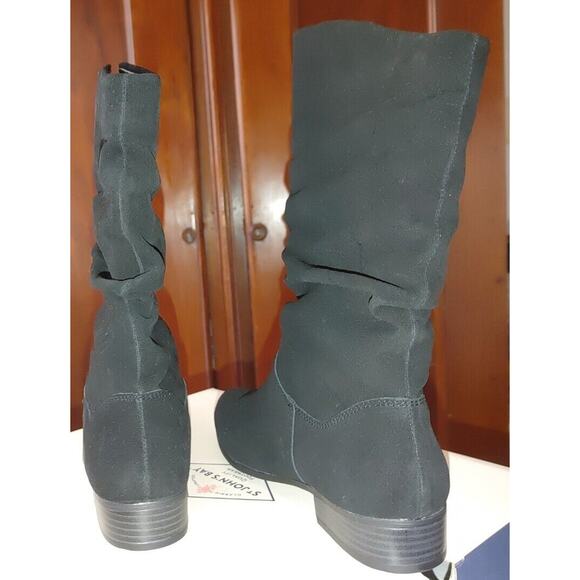 NIB st johns bay Boots "Jamie" Black 9M (B) Ladies Real Leather Suede - Picture 8 of 10